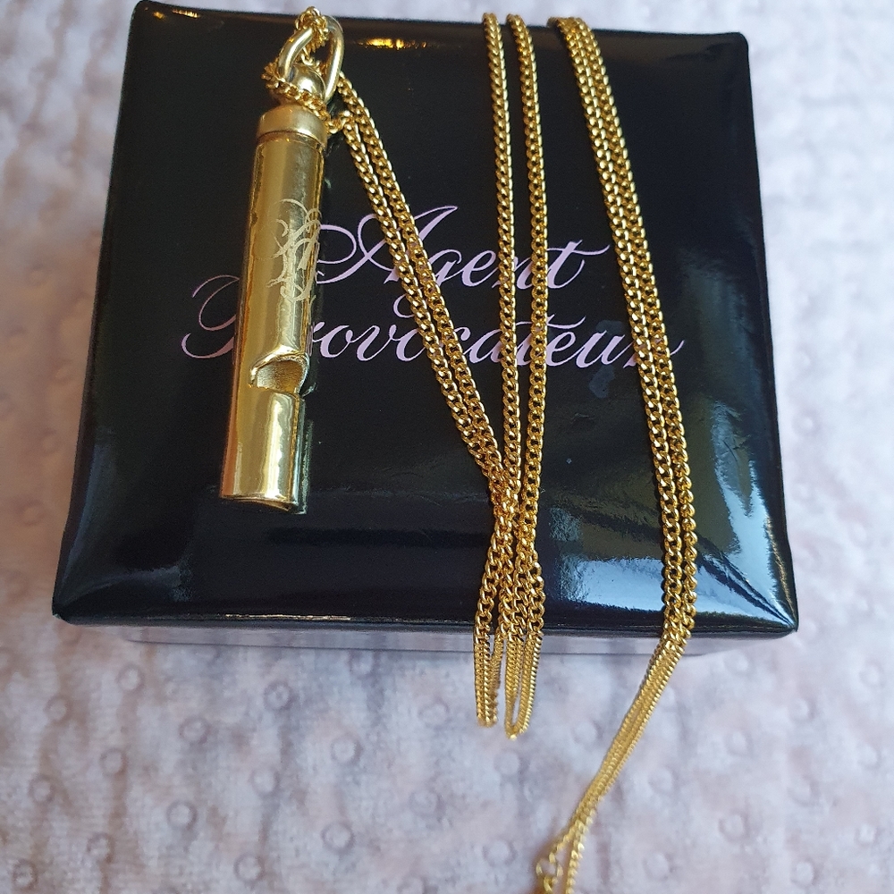 Agent Provocateur whistle necklace